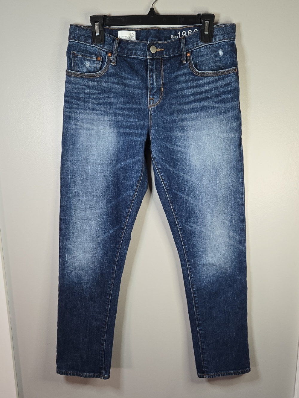 GAP 1969 Size 27 Sexy Boyfriend Slim Straight Denim Jeans